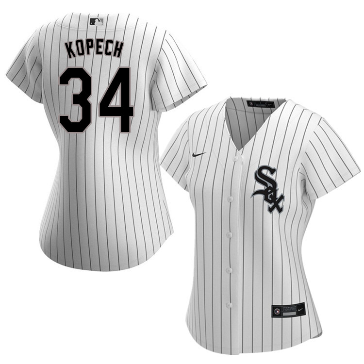Nike Women #34 Michael Kopech Chicago White Sox Baseball Jerseys Sale-White